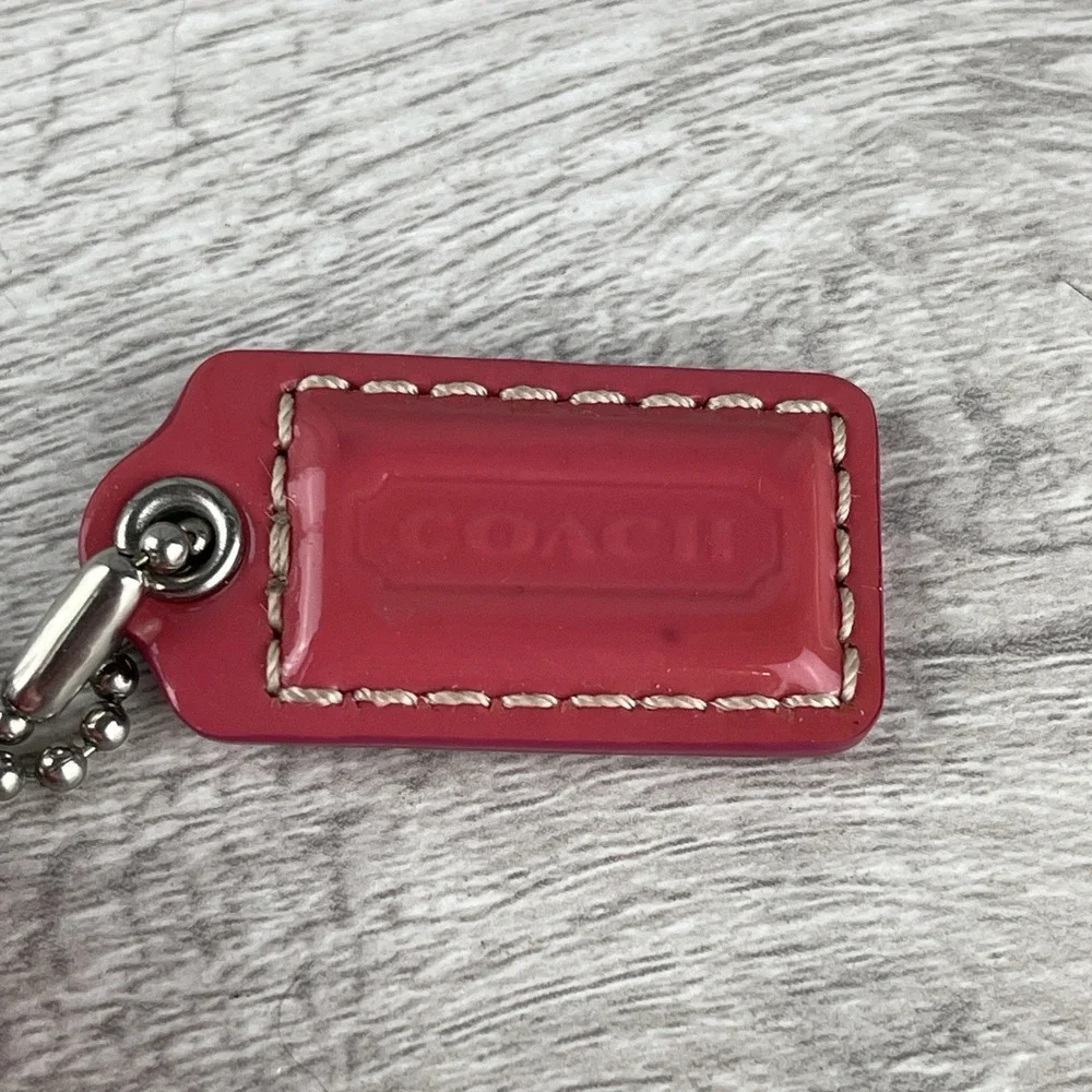 Coach Pink Patent Leather Wristlet Purse Clutch Y2K Shiny Fair